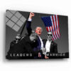 DONALD TRUMP FIST Wall art, Pennsylvania rally canvas, Leaders Warrior, Liberals 47 Usa President Poster, Make America Great Again Print