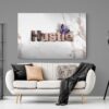 Hustle Butterfly Canvas Motivational Art Metal Poster Print Woman Inspirational Canvas Motivational Canvas for Her Girl Power Poster Art