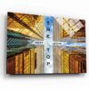 Next Stop the Top Motivational Canvas Downtown High Buildings Inspirational Quote Office Entrepreneur Poster Decor Gold Building Success