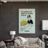 ALEC MONOPOLY CANVAS - The Harder You Work The Luckier You Get 5 Am Club Entrepreneur Poster - Motivational Inspirational Art - Hustle 247